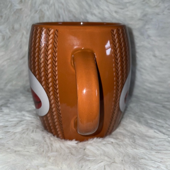 Galerie Brown Sock Monkey Double Handled Coffee Mug Cup - Picture 3 of 9